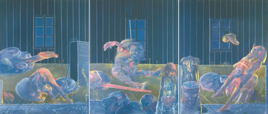 Le Grand Retour d'Art Paris : l'art contemporain prend d'assaut le Grand Palais en 2025 1 Dado Triptyque de Narval 1975 Galerie Jeanne Bucher Jaeger