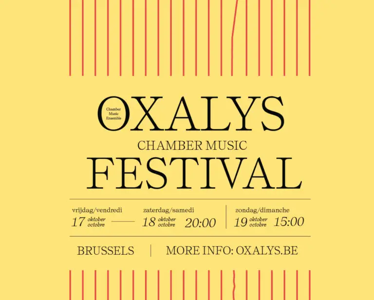Festival Oxalys 2025 : 3 Jours de Musique de Chambre
