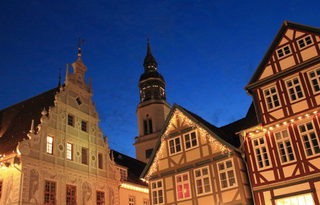 Celle at Christmas season c Celle Tourismus