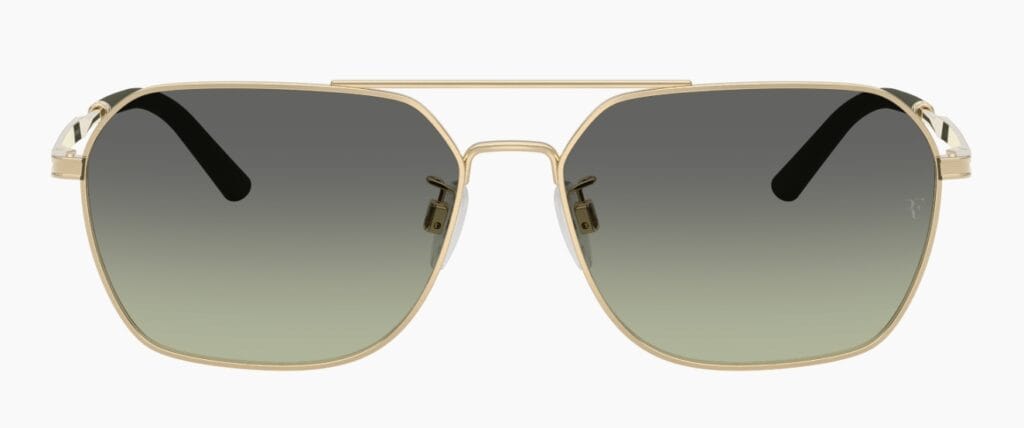 Oliver Peoples x Roger Federer Été 2026 5 R 17 Brushed Gold Forest Gradient