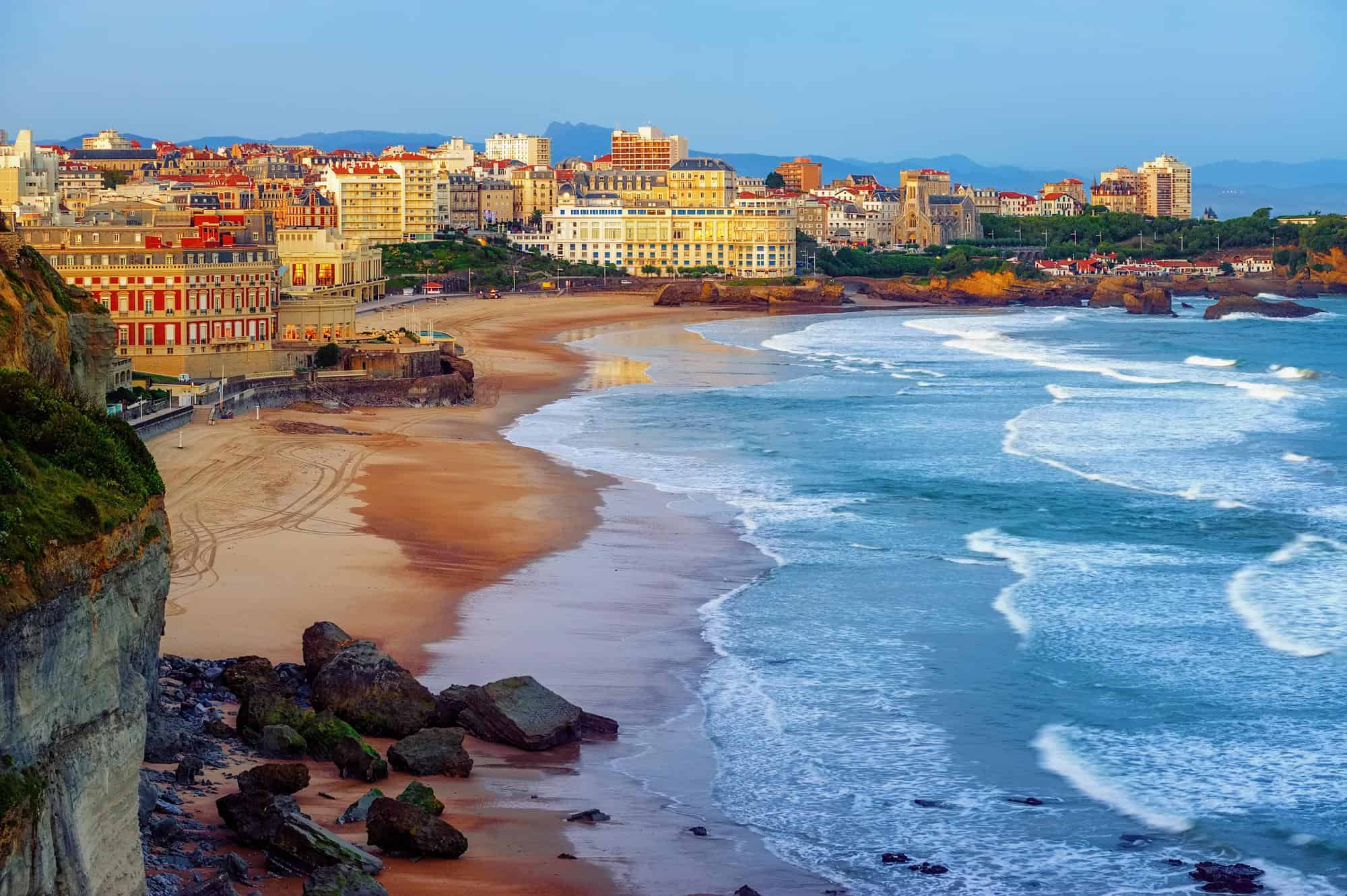 point de vue sur Biarritz