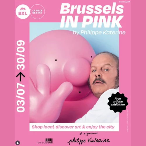 Brussels in pink